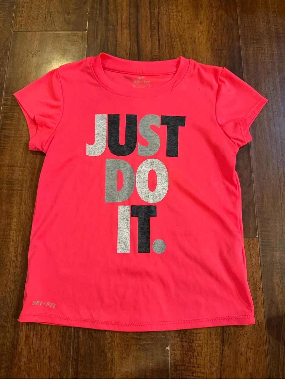 Nike Kids Bright Pink 'Just Do It.' Graphic Tee